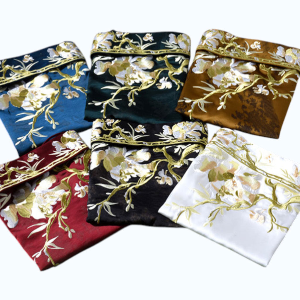 Floral Embroidered Hanfu Camisole - Vintage Chinese Inner Layer Top-08