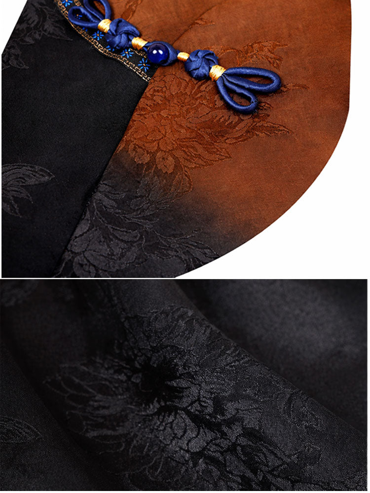 Chinese-Inspired Embroidered Mulberry Silk Top for Women-10