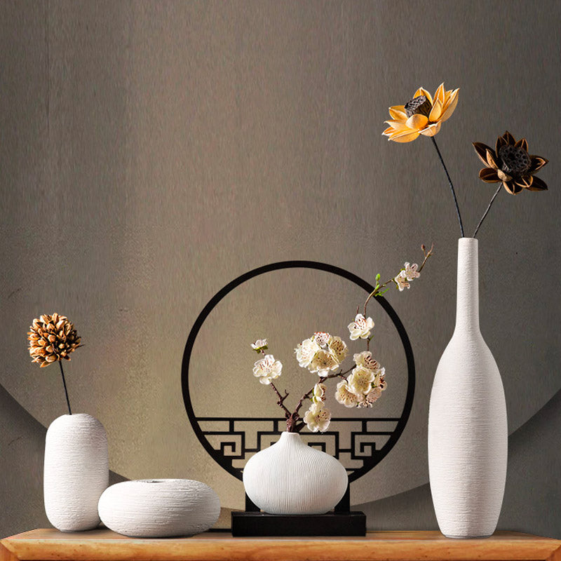 La beauté du zen chinois – Décoration de table en forme de fleur de prunier.